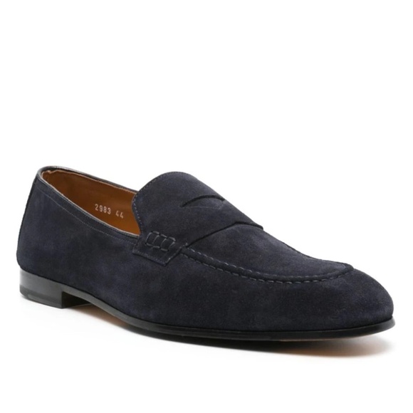 Doucal's - Men's Loafers in Navy Suede - MSRP $510.00 - Various Sizes - BNIB